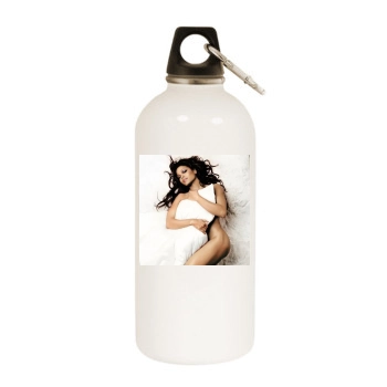 Janet Jackson White Water Bottle With Carabiner