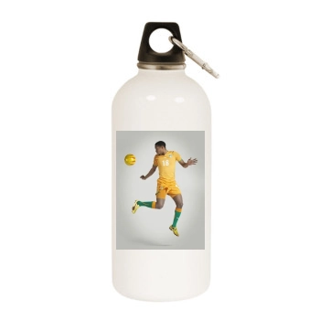 Ivory Coast National football team White Water Bottle With Carabiner