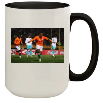 Ivory Coast National football team 15oz Colored Inner & Handle Mug