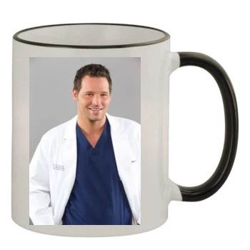 Justin Chambers 11oz Colored Rim & Handle Mug