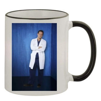 Justin Chambers 11oz Colored Rim & Handle Mug