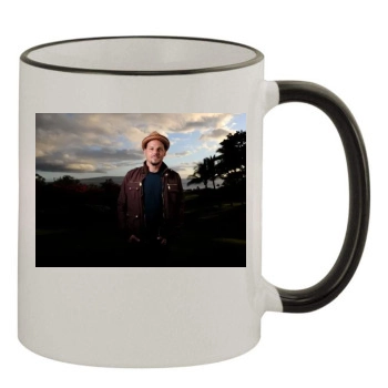 Justin Chambers 11oz Colored Rim & Handle Mug