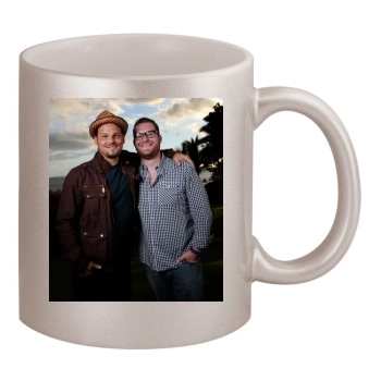 Justin Chambers 11oz Metallic Silver Mug