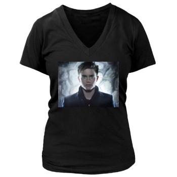 Jesse McCartney Women's Deep V-Neck TShirt