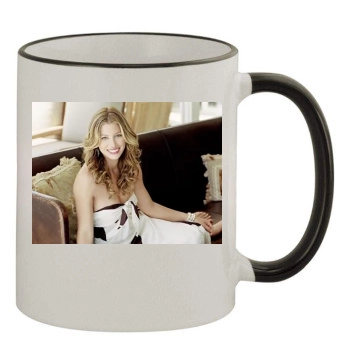 Jessica Biel 11oz Colored Rim & Handle Mug