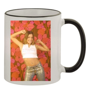 Jeanette Biedermann 11oz Colored Rim & Handle Mug