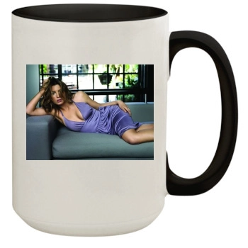 Jessica Biel 15oz Colored Inner & Handle Mug