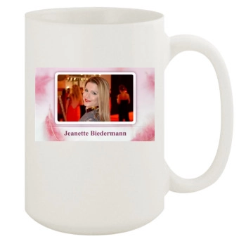 Jeanette Biedermann 15oz White Mug