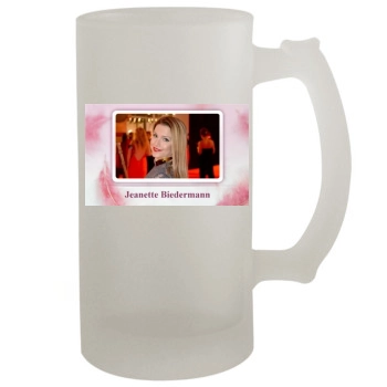 Jeanette Biedermann 16oz Frosted Beer Stein