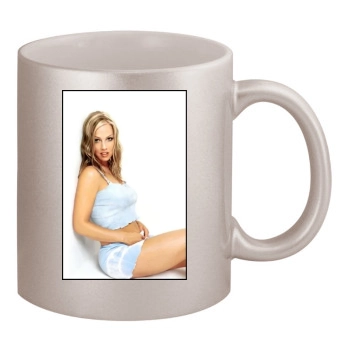 Jennie Garth 11oz Metallic Silver Mug