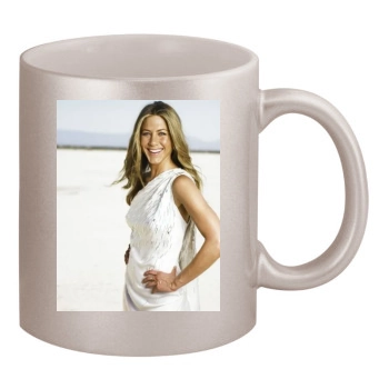 Jennifer Aniston 11oz Metallic Silver Mug