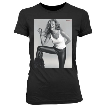 Jennifer Aniston Women's Junior Cut Crewneck T-Shirt