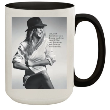 Jennifer Aniston 15oz Colored Inner & Handle Mug