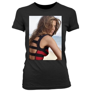 Jennifer Aniston Women's Junior Cut Crewneck T-Shirt