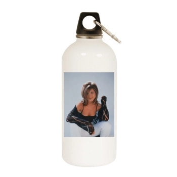 Jennifer Aniston White Water Bottle With Carabiner