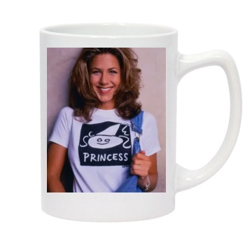 Jennifer Aniston 14oz White Statesman Mug