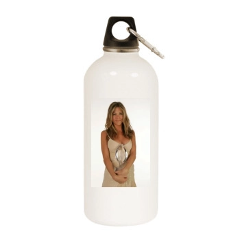 Jennifer Aniston White Water Bottle With Carabiner