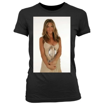 Jennifer Aniston Women's Junior Cut Crewneck T-Shirt