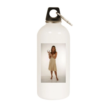 Jennifer Aniston White Water Bottle With Carabiner