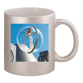 Jennifer Aniston 11oz Metallic Silver Mug