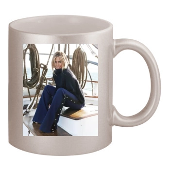 Jennifer Aniston 11oz Metallic Silver Mug