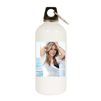 Jennifer Aniston White Water Bottle With Carabiner