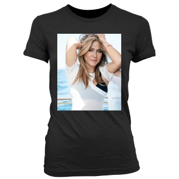 Jennifer Aniston Women's Junior Cut Crewneck T-Shirt