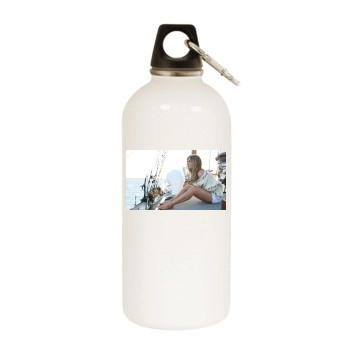 Jennifer Aniston White Water Bottle With Carabiner