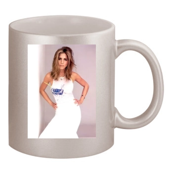 Jennifer Aniston 11oz Metallic Silver Mug