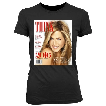 Jennifer Aniston Women's Junior Cut Crewneck T-Shirt