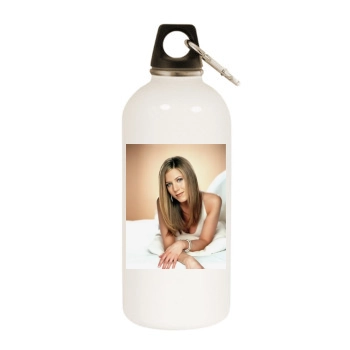 Jennifer Aniston White Water Bottle With Carabiner