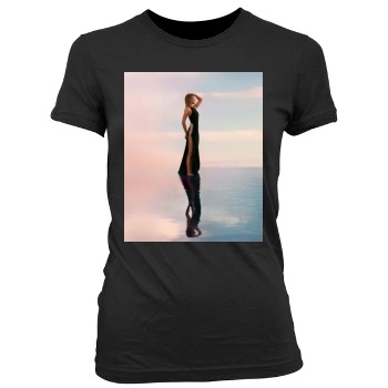 Jennifer Aniston Women's Junior Cut Crewneck T-Shirt