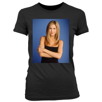 Jennifer Aniston Women's Junior Cut Crewneck T-Shirt