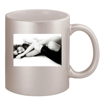 Jennifer Aniston 11oz Metallic Silver Mug