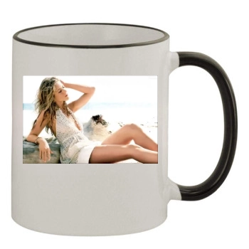 Jennifer Aniston 11oz Colored Rim & Handle Mug