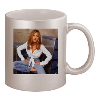 Jennifer Aniston 11oz Metallic Silver Mug