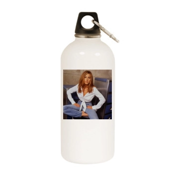 Jennifer Aniston White Water Bottle With Carabiner