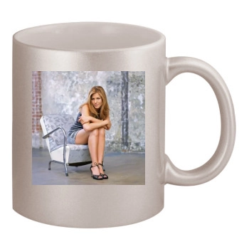 Jennifer Aniston 11oz Metallic Silver Mug