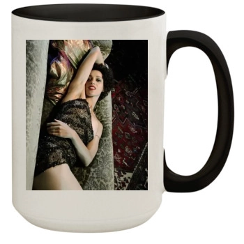 Jennifer Beals 15oz Colored Inner & Handle Mug