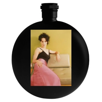 Jennifer Beals Round Flask