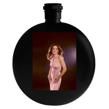 Jennifer Beals Round Flask