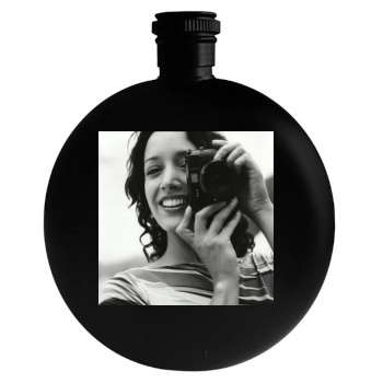 Jennifer Beals Round Flask