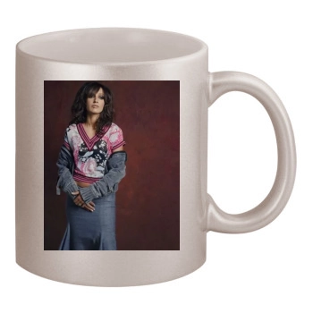 Jennifer Beals 11oz Metallic Silver Mug