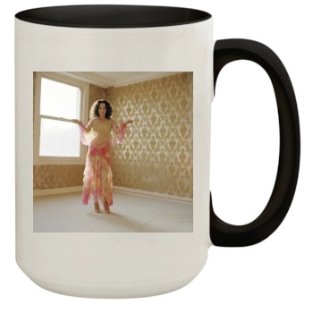 Jennifer Beals 15oz Colored Inner & Handle Mug