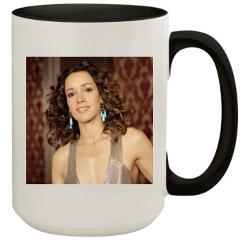 Jennifer Beals 15oz Colored Inner & Handle Mug