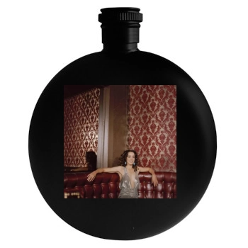 Jennifer Beals Round Flask