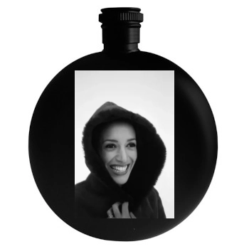 Jennifer Beals Round Flask