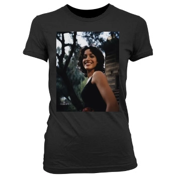 Jennifer Beals Women's Junior Cut Crewneck T-Shirt