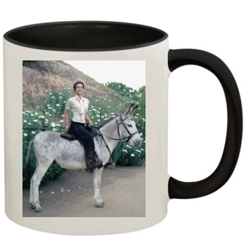 Jennifer Beals 11oz Colored Inner & Handle Mug