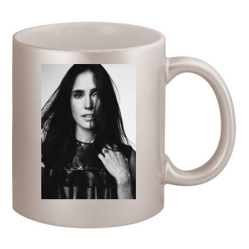 Jennifer Connelly 11oz Metallic Silver Mug